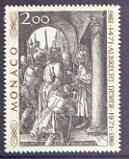 Monaco 1971 500th Birth Anniversary of Albrecht Durer unmounted mint, SG 1029, stamps on arts, stamps on durer, stamps on renaissance