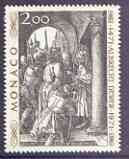 Monaco 1971 500th Birth Anniversary of Albrecht Durer unmounted mint, SG 1029, stamps on , stamps on  stamps on arts, stamps on  stamps on durer, stamps on  stamps on renaissance