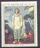 Monaco 1972 Death Anniversary of Watteau unmounted mint, SG 1031, stamps on arts, stamps on watteau
