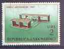 San Marino 1962 Archdeacon-Voisin Boxkite 2L from Vintage Aircraft set unmounted mint, SG 660*, stamps on aviation, stamps on 