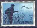 San Marino 1962 Hunting Ducks with decoys 3L from Hunting issue unmounted mint, SG 681*, stamps on , stamps on  stamps on hunting, stamps on  stamps on ducks, stamps on  stamps on birds, stamps on  stamps on rifles