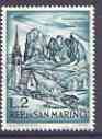 San Marino 1962 Sassolungor 2L from mountaineering issue unmounted mint, SG 670*, stamps on , stamps on  stamps on mountains, stamps on  stamps on tourism