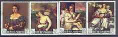 San Marino 1966 Paintings by Titian set of 4 unmounted mint, SG 800-803, stamps on , stamps on  stamps on arts, stamps on  stamps on titian, stamps on  stamps on renaissance