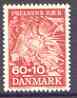 Denmark 1967 The Salvation Army unmounted mint, SG 489, stamps on salvation army, stamps on roses, stamps on slania