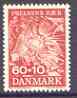 Denmark 1967 The Salvation Army unmounted mint, SG 489, stamps on , stamps on  stamps on salvation army, stamps on  stamps on roses, stamps on  stamps on slania