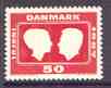 Denmark 1967 Royal Wedding 50š unmounted mint, SG 487, stamps on , stamps on  stamps on royalty, stamps on  stamps on slania