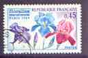 France 1969 International Flower Show (Irises) superb cds used SG 1831*, stamps on flowers, stamps on iris