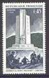 France 1969 Anniversary of Resistance & Liberation - Memorial & Battle of Mont Mouchet 45c unmounted mint, SG 1836, stamps on , stamps on  ww2 , stamps on militaria, stamps on battles, stamps on monuments, stamps on 