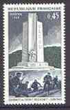 France 1969 Anniversary of Resistance & Liberation - Memorial & Battle of Mont Mouchet 45c unmounted mint, SG 1836, stamps on , stamps on  stamps on , stamps on  stamps on  ww2 , stamps on  stamps on militaria, stamps on battles, stamps on  stamps on monuments, stamps on  stamps on 