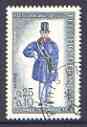 France 1968 Stamp Day (Postman) 25c+10c superb cds used, SG 1781, stamps on postal, stamps on postman
