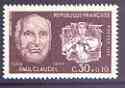 France 1968 Red Cross fund - Paul Claudel (poet) & Joan of Arc unmounted mint, SG 1785, stamps on literature, stamps on personalities, stamps on poetry, stamps on red cross