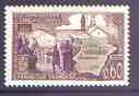France 1968 650th Anniversary of  Papal Enclave, Valras 60c unmounted mint, SG 1797*, stamps on tourism, stamps on pope, stamps on maps