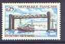 France 1968 Inauguration of Martrou Bridge unmounted mint, SG 1799*, stamps on bridges, stamps on ships, stamps on civil engineering