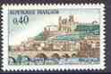 France 1968 National Congress of philatelic Societies (Cathedral & Bridge) unmounted mint, SG 1802*, stamps on , stamps on  stamps on postal, stamps on  stamps on cathedrals, stamps on  stamps on bridges, stamps on  stamps on civil engineering