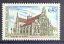 France 1969 Tourist Publicity - Brou Church 45c unmounted mint SG 1814, stamps on tourism, stamps on churches