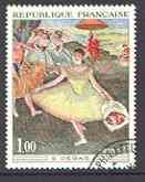 France 1970 French Art - The Ballet Dancer by Degas superb cds used, SG 1880