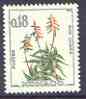 Monaco 1960-64 Marine Life & Plants - Aloe ciliaris 18c unmounted mint, SG 678, stamps on , stamps on  stamps on flowers