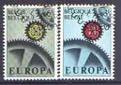 Belgium 1967 Europa set of 2 fine used, SG 2013-14, stamps on europa