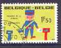 Belgium 1970 Philately for the Young 1f50 fine used, SG 2148, stamps on postal, stamps on postman