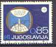 Yugoslavia 1967 International Astronautical Federation 85p superb cds used, SG 1298, stamps on , stamps on  stamps on space