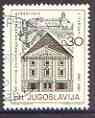 Yugoslavia 1967 Centenary of Slovene National Theatre superb cds used, SG 1299, stamps on theatre