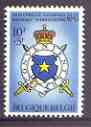 Belgium 1967 Colonial Brotherhood Emblem unmounted mint, SG 2024, stamps on heraldry, stamps on arms, stamps on militaria