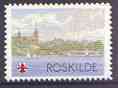 Cinderella - Denmark (Roskilde) undated perf label produced by Roskilde Scout & Guides unmounted mint, stamps on , stamps on  stamps on scouts, stamps on  stamps on guides