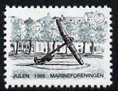 Cinderella - Denmark (Nyhavn) 1995 Christmas (Marine Artefacts) perf label showing Anchor unmounted mint, stamps on , stamps on  stamps on christmas, stamps on  stamps on anchors, stamps on  stamps on pirates