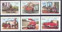 Benin 1998 Fire Engines complete perf set of 6 values unmounted mint, stamps on fire