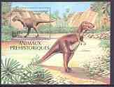 Cambodia 1999 Prehistoric Animals perf m/sheet unmounted mint, stamps on dinosaurs