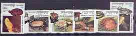 Cambodia 2000 Bangkok 2000 Stamp Ehibition (Turtles & Tortoises) complete perf set of 6 values unmounted mint, stamps on turtles, stamps on stamp exhibitions