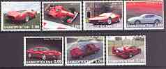 Bashkortostan 2001 Ferrari Cars perf set of 7 values complete unmounted mint, stamps on , stamps on  stamps on cars, stamps on  stamps on  f1 , stamps on  stamps on ferrari, stamps on  stamps on racing cars