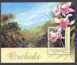 Somalia 1998 Orchids perf m/sheet unmounted mint, stamps on flowers, stamps on orchids