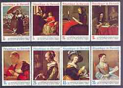 Burundi 1968 Letter Writing Week (Paintings) perf set of 8 unmounted mint, SG 387-94