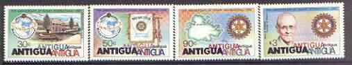 Antigua 1980 75th Anniversary of Rotary International perf set of 4 unmounted mint, SG 658-61, stamps on , stamps on  stamps on rotary