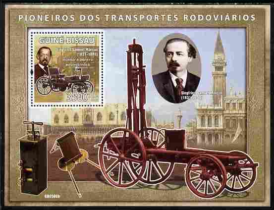 Guinea - Bissau 2008 Pioneers of Transport perf souvenir sheet unmounted mint Michel BL 675, stamps on , stamps on  stamps on personalities, stamps on  stamps on transport, stamps on  stamps on cars.bicycles, stamps on  stamps on daimler, stamps on  stamps on benz, stamps on  stamps on ford, stamps on  stamps on 