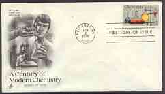 United States 1976 American Chemical Society on illustrated cover with first day cancel, SG 1665, stamps on science, stamps on chemistry, stamps on microscopes, stamps on chemistry