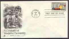 United States 1976 American Chemical Society on illustrated cover with first day cancel, SG 1665, stamps on , stamps on  stamps on science, stamps on  stamps on chemistry, stamps on  stamps on microscopes, stamps on  stamps on chemistry