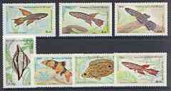 Guinea - Bissau 1983 Fish complete perf set of 7 unmounted mint, SG 809-15, stamps on fish