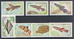 Guinea - Bissau 1983 Fish complete perf set of 7 unmounted mint, SG 809-15, stamps on , stamps on  stamps on fish