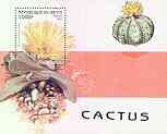 Benin 1997 Cacti perf miniature sheet unmounted mint, SG MS 1665, stamps on flowers, stamps on cacti