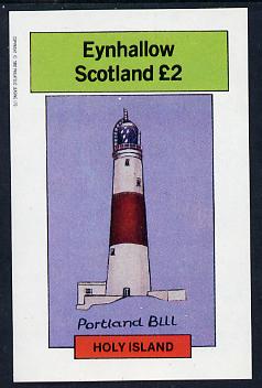 Eynhallow 1982 Lighthouses imperf deluxe sheet (£2 value) unmounted mint, stamps on lighthouses     ships       rescue
