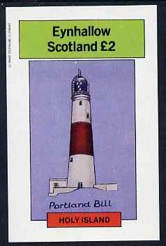 Eynhallow 1982 Lighthouses imperf deluxe sheet (Â£2 value) unmounted mint, stamps on , stamps on  stamps on lighthouses     ships       rescue