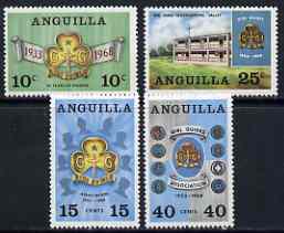 Anguilla 1968 35th Anniversary of Girl Guides set of 4 unmounted mint, SG 40-43, stamps on , stamps on  stamps on scouts, stamps on  stamps on guides