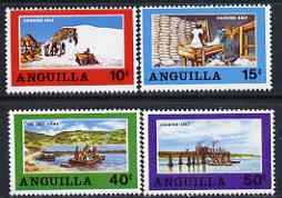 Anguilla 1969 Salt Industry set of 4 unmounted mint, SG 49-52, stamps on salt, stamps on herbs, stamps on spices, stamps on food, stamps on minerals