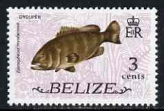 Belize 1974 Grouper 3c (from def set) unmounted mint SG 365, stamps on , stamps on  stamps on fish