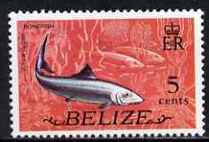 Belize 1974 Bonefish 5c (from def set) unmounted mint SG 367, stamps on , stamps on  stamps on fish