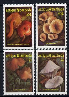 Antigua 1986 Mushrooms set of 4 unmounted mint SG 1042-45, stamps on , stamps on  stamps on fungi