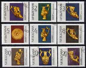 Bulgaria 1966 Gold Treasures of Panagyurishte perf set of 9 very fine used, SG 1653-61