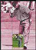 Myanmar 2000 Tiger Woods perf souvenir sheet #03 (mauve background) unmounted mint, stamps on , stamps on  stamps on personalities, stamps on  stamps on sport, stamps on  stamps on golf